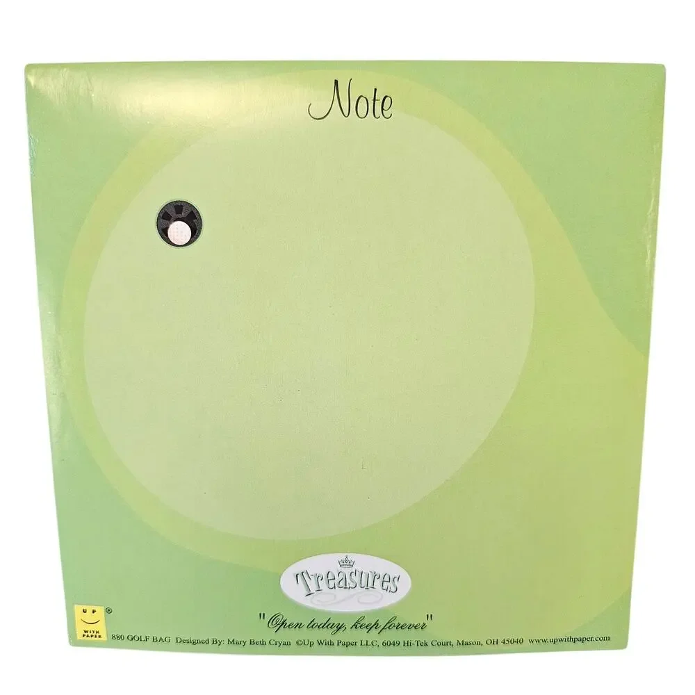 Golf Pop Up Greeting Card Father's Day Birthday Hole in One Mothers Day